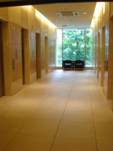 Shibaura Island Grove Tower - Elevator Hall